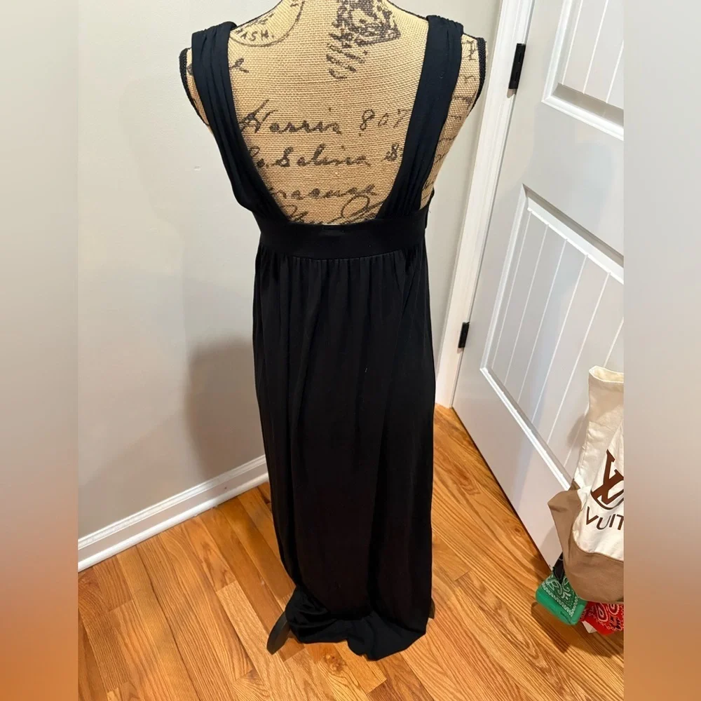 ⚓️J CREW Black Maxi Dress